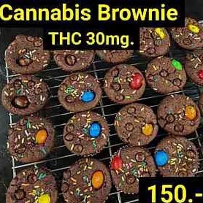 Cannabis Fudge Brownie