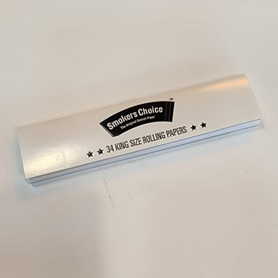 Smokers choice King size rolling papers