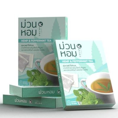 Muan Hom - Hemp Tea : Peppermint