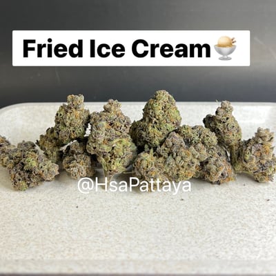 Fried ice cream 