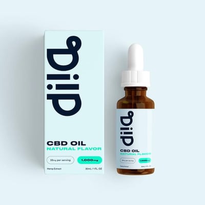 Diip CBD oil 1,000mg. Natural Flavor (30ml.)