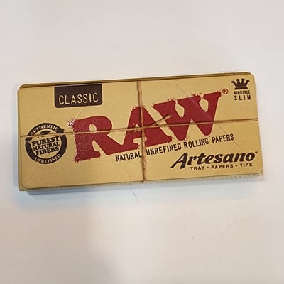 Raw Artesano king size rolling papers