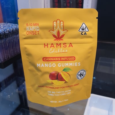 HAMSA Mango Gummies 100mg