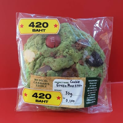Cannabis Green Monster Cookie