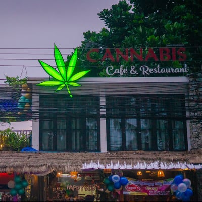 Cannabis cafe'& restaurant # Rawai Phuket ร้านอาหารกัญชา