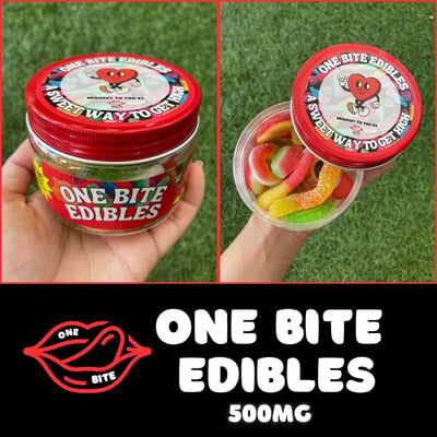 ONE BITE EDIBLES GUMMY 500MG (20PC)