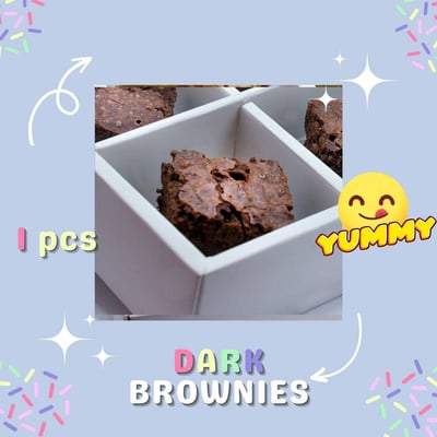 Dark brownie 1 pc