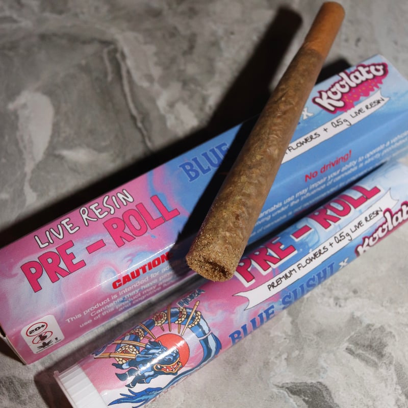 BLUE SUSHI x KOOLATO Cannabis Prerolls at Siam Mafia Puff in Pattaya