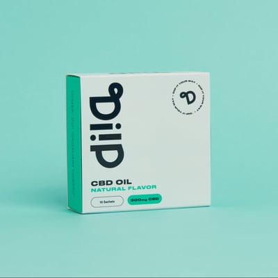 Diip CBD Oil Natural Flavor 300mg (30mg x 10 Sachets)