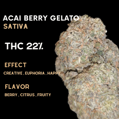 Acai berry gelato