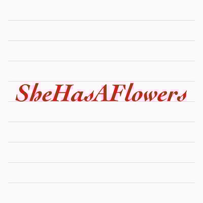 She Has a Flowers