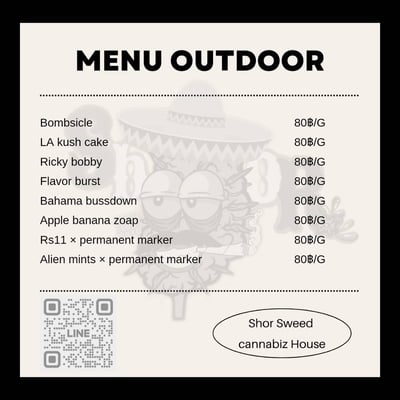 Outdoor Menu