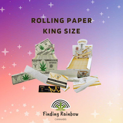 King Size Slim Dollar Hemp Rolling Paper