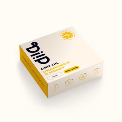 Diip CBD Oil Chamomile & Honey 300mg. (10 Sachets)  