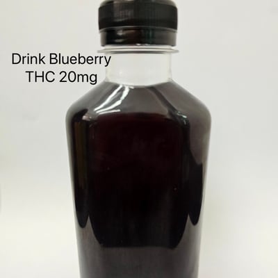 BLUEBERRY DRINK THC | HOMEMADE | HYBRID SATIVA | THC 30 MG