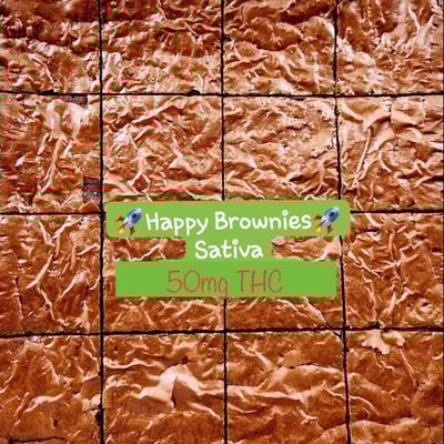 Happy Brownie Sativa 50mg