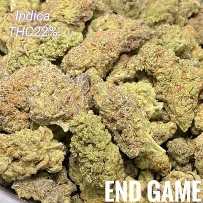 End Game – Indica – THC – 22% (Per Gram)