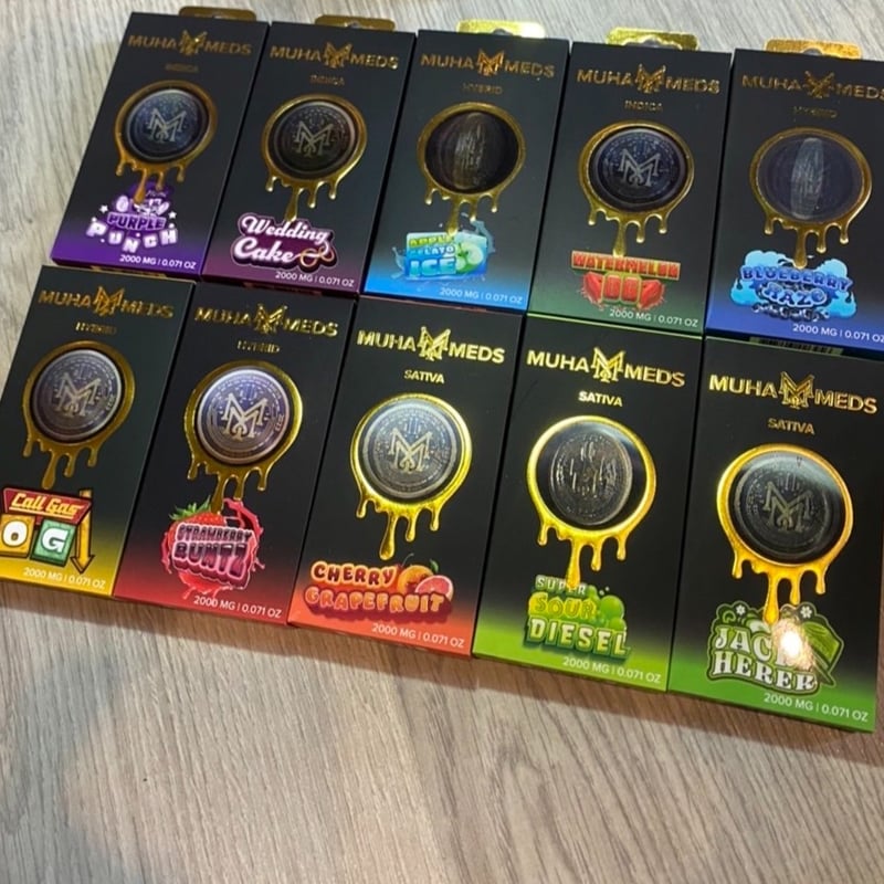 Muhameds THC vapes 2000mg at SEN4.20 (แสน4.20 กัญชา นางรอง) in Buri Ram -  Weed in Thailand