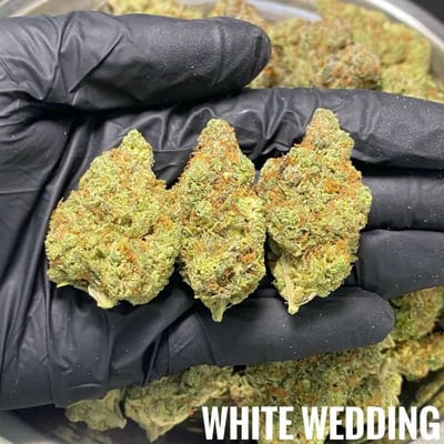 White Wedding – Indica – THC – 23% (Per Gram)
