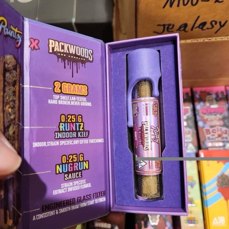 PackWoods Runtz Cannabis Prerolls at Happy High Bangkok  Premium Weed &  Cannabis Shop Near Suvarnabhumi Airport in Bangkok - Weed in Thailand