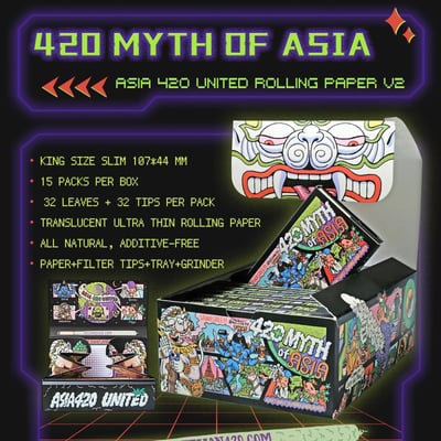 Asia 420 Rolling Paper All in one